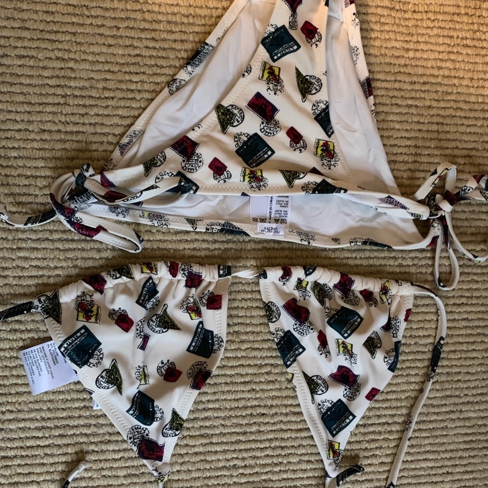 White bikini